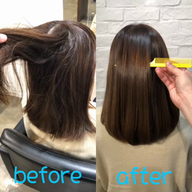 サラサラになるストレートパーマ！の画像