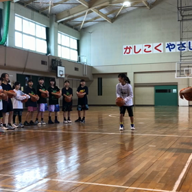 バスケ納めの画像