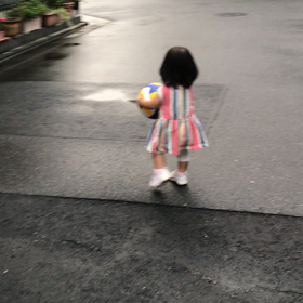 ボール遊びの画像