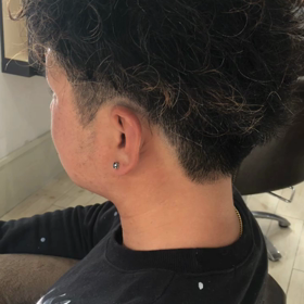 メンズパーマの画像