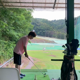 今日もドローボールを練習の画像