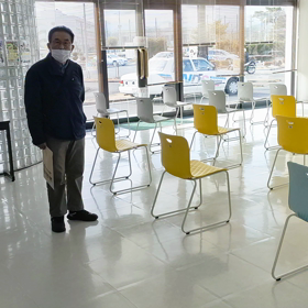 閑散としている自動車教習所。の画像