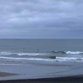 6月12日千葉北、東浪見の朝の波の画像