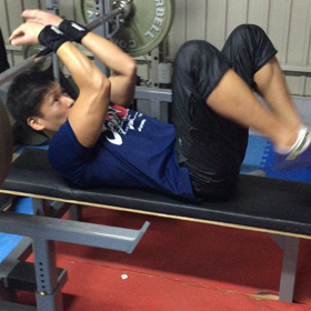 今日はbullで楽しくベンチプレス(^з^)-☆の画像