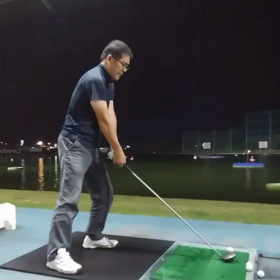 今日も打ちっ放しへ！の画像