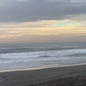 6月6日千葉北、東浪見の朝の波の画像