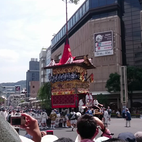 祇園祭　辻回しの画像