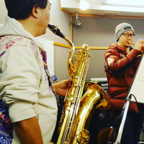 ライヴの練習の画像