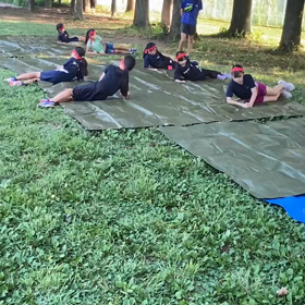 体幹トレーニング(赤チーム)②の画像