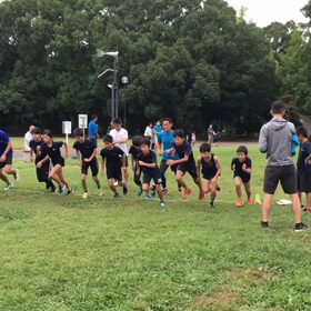 航空公園1500m練習④の画像