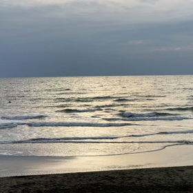 4月24日千葉北、東浪見の朝の波の画像