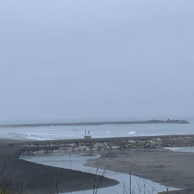 7月21日千葉北、東浪見の朝の波の画像