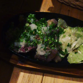 ステーキ。。ジュー。。。。(音をお楽しみください)の画像