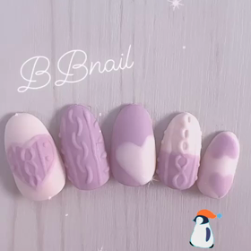 ニットネイルの画像