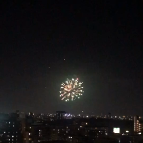 長居公園でいきなり花火 むとうの家 建築絵日記