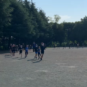 練習前ジョグ⑤の画像