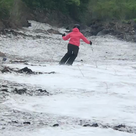 寒かったよマチガ沢の画像