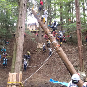 下社里曳き 御柱祭 第ニ日目の画像