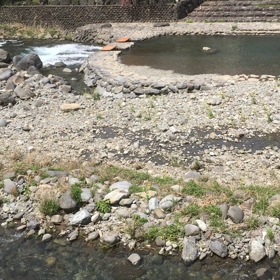矢部川のせせらぎの音の画像