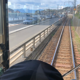 江ノ電でgoの画像