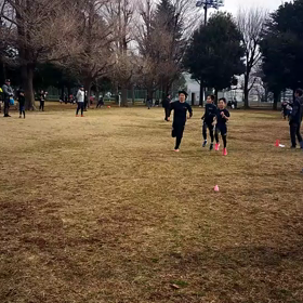 航空公園練習 1000m ２組目②の画像