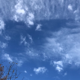 流れゆく雲をみつめて！の画像