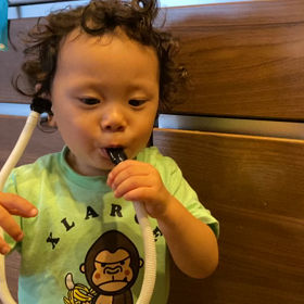 ちょうど耳にハマったのね〜wの画像