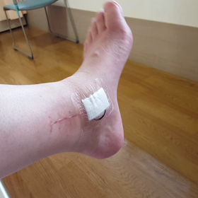 足の動きの画像