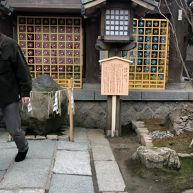 色とりどりの風車の画像