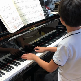 ❤️ブルグミュラー舟唄　　二台のピアノの画像