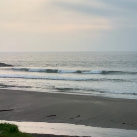 6月19日千葉北、東浪見の朝の波の画像