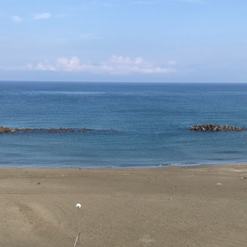 湯野浜の朝の画像
