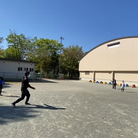 ジャベリックボール投げ練習①の画像