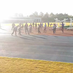 越谷カップ100m女子アップ⑥の画像