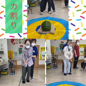 スイカ割りの画像