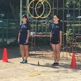 記録会100m Dグループ女子①の画像