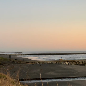 10月23日千葉北、東浪見の朝の波の画像