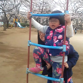 公園遊び。の画像