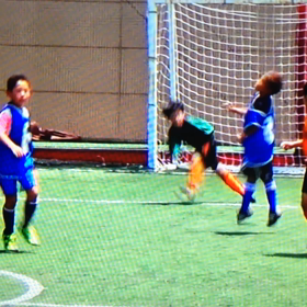 この前U9のフットサル大会がありました。の画像