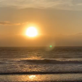 9月7日千葉北、東浪見の朝の波の画像