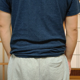 ぎっくり腰の施術のビフォー、アフターの画像