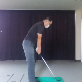 ティーアップしてサンドウェッジ！の画像