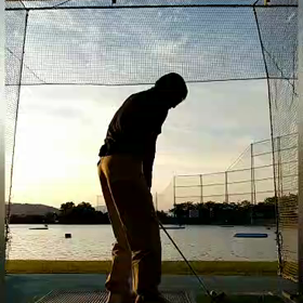 左足体重を徹底するの画像