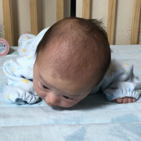 うつ伏せ②の画像