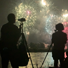 栃木県小山市の花火大会の画像
