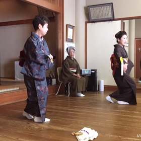 日本舞踊の稽古 無料公開の画像