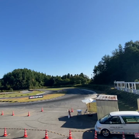 2020年10月21日（水曜日）今朝のおわらサーキットの画像