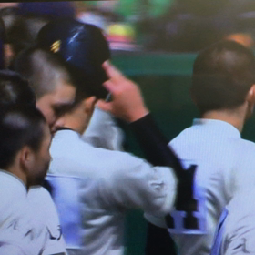 母校勝ちました(^^)の画像