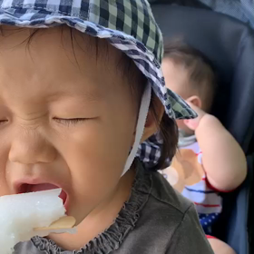 一歳半には冷た過ぎたのかな？(^^)の画像