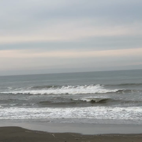6月23日千葉北、東浪見の朝の波の画像